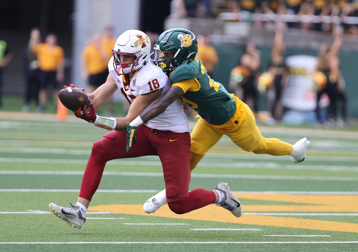 Iowa State tight end Benjamin Brahmer has become a leader in the locker room for the Cyclones.