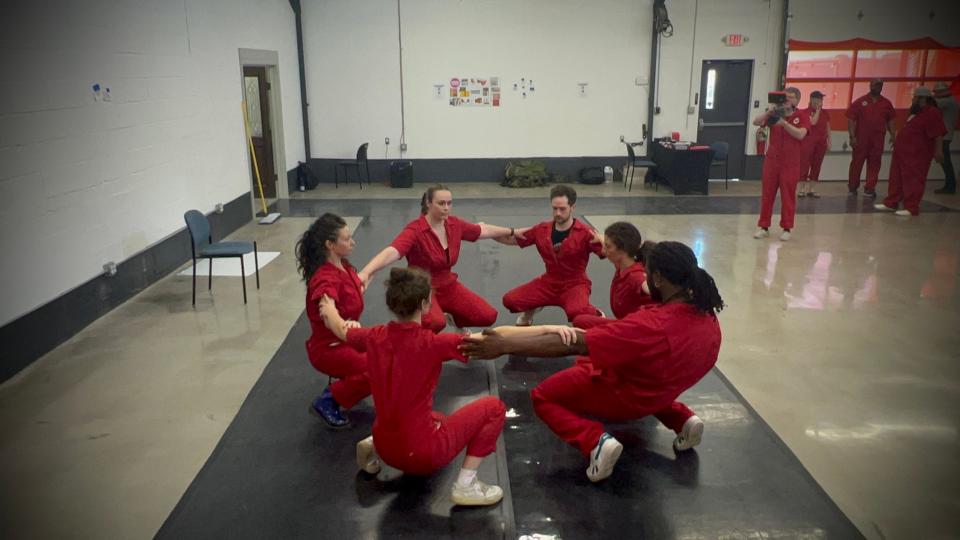SPARK! Creative Lab dancers rehearse for the artist collective's new project "Ditty Bops: The Art of Listening."