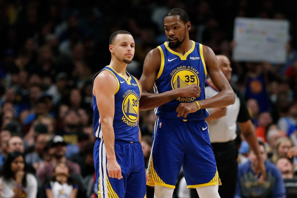 Steph Curry and Kevin Durant won two titles in three seasons as teammates.