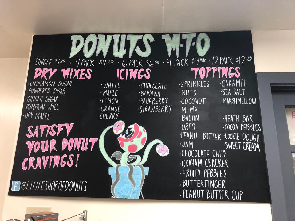 At Little Shop of Donuts in North East, you build your own doughnut.