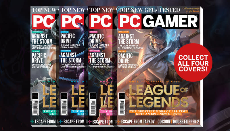  League of Legends PC Gamer magazine. 