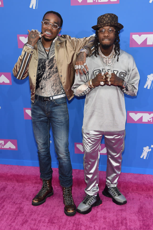 Offset, Quavo, 2018 MTV Video Music Awards - Arrivals