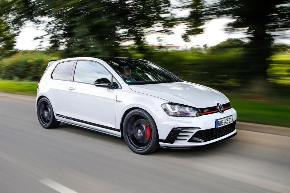 <p>The Honda Civic Type R and Renaultsport Megane 275 Trophy-R were extreme but Volkswagen took it a step further when they upped their GTI and removed the rear seats, freeing up <strong>30kg</strong>. <strong>306bhp </strong>and bespoke damper tuning, more camber, a lightweight front aluminium subframe and bespoke Michelin Pilot Sport Cup 2 tyres meant the Clubsport S was the quickest front-wheel drive Golf yet. A front splitter and rear wing generated a little amount of downforce which neutralized the 60kg of lift that was once produced by the GTI Performance. This gave the Clubsport S impeccable chassis balance and even promoted oversteer. </p>