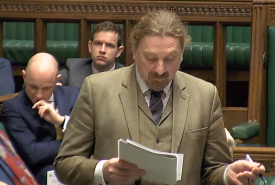 Chris Law said he was ‘proud’ to be branded sentimental (House of Commons)