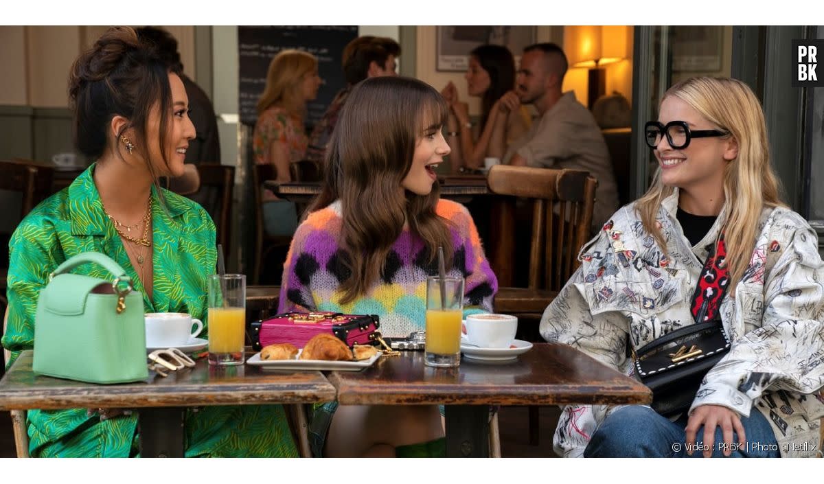 L'interview Off Screen de Lily Collins et Ashley Park pour la saison 3 d'Emily in Paris / Un personnage central de la série agace les internautes - Vidéo : PRBK | Photo : Netflix