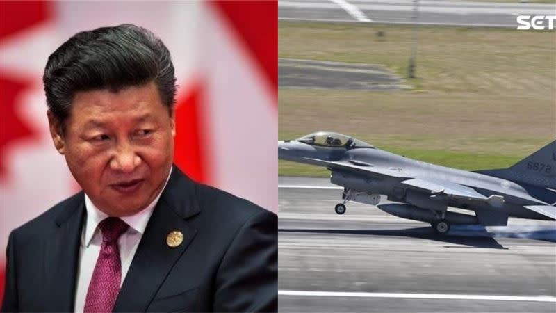 有中國網友寫了一篇「如何把從台灣偷來的F-16降落在廈門機場」的文章，指導其他中國同胞來台灣竊取戰機，並教導如何駕駛F-16並飛抵廈門(組合圖/資料照)