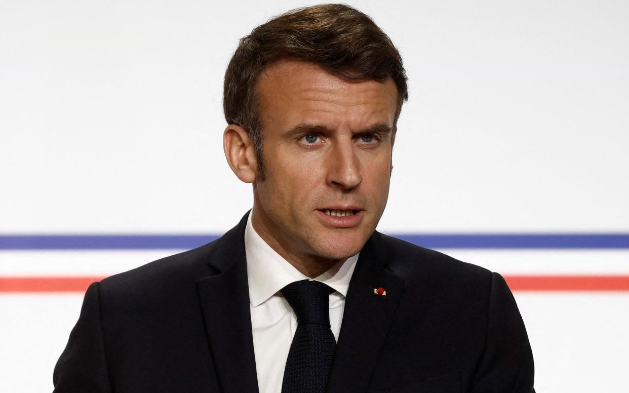Emmanuel Macron - Benoit Tessier/Reuters Pool