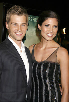 Mike Vogel and wife at the Los Angeles premiere of Paramount Pictures' Cloverfield