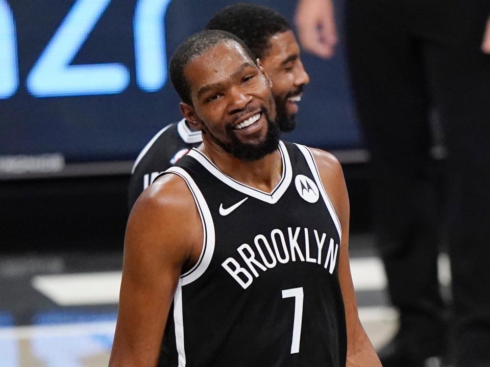 kevin durant nets preseason