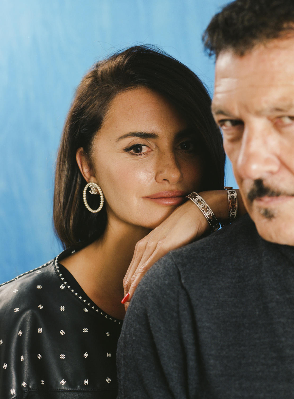 Penélope Cruz y Antonio Banderas en Nueva York, junio de 2022. (Josefina Santos/The New York Times)