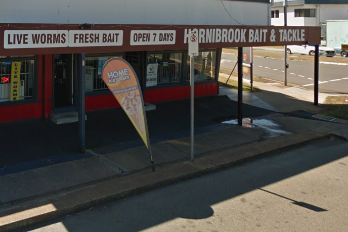 A Google map picture of the Hornibrook Bait and Tackle store where the sign was erected. Source: Google Maps