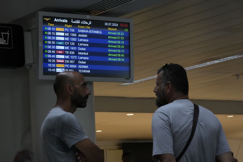 Cancelación de vuelos dirigidos a Beirut.