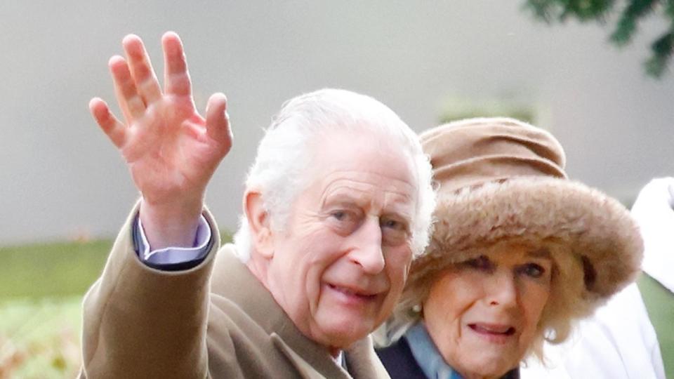 King Charles III & Queen Camilla attend Sunday Church