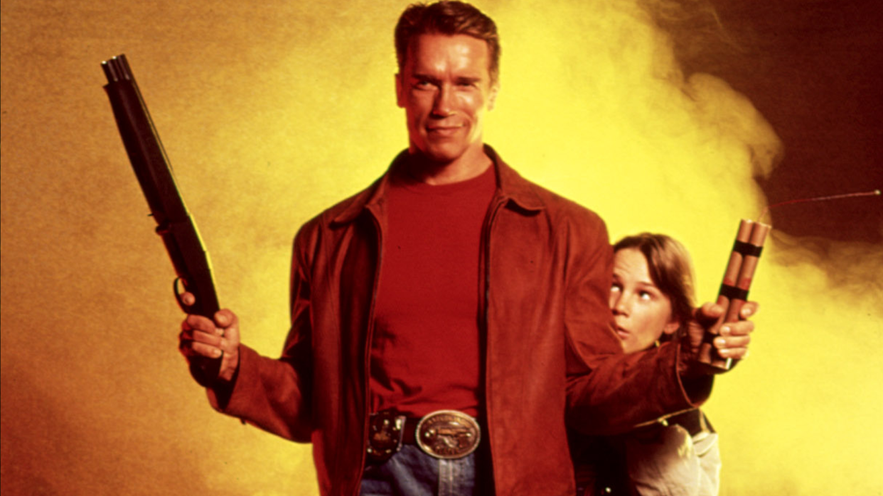 Arnold Schwarzenegger and Austin O'Brien in Last Action Hero. (Photo: Courtesy Everett Collection)
