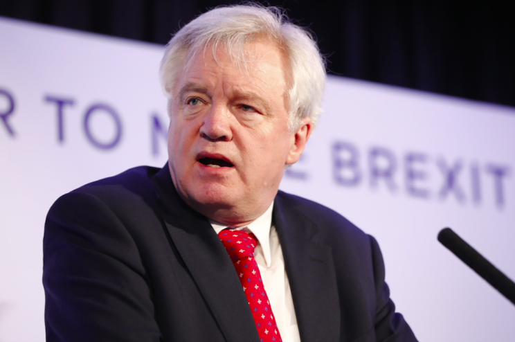 David Davis is currently the main person leading Brexit negotiations (Rex)