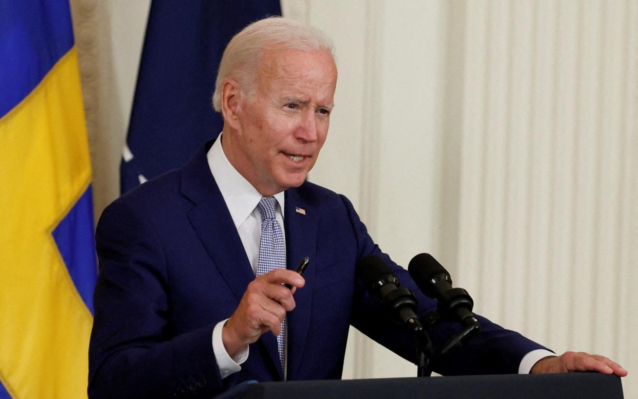 The advert may come as a surprise to Joe Biden - REUTERS/Evelyn Hockstein/File Photo