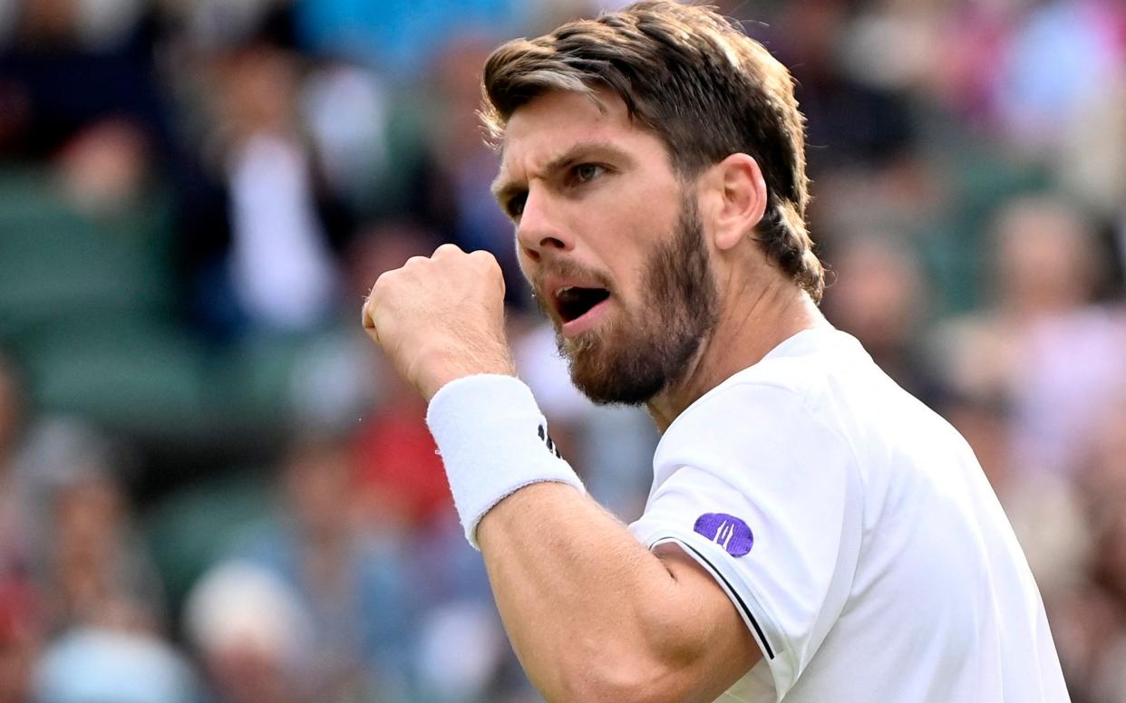 cameron norrie vs steve johnson live wimbledon 2022 latest results - REUTERS