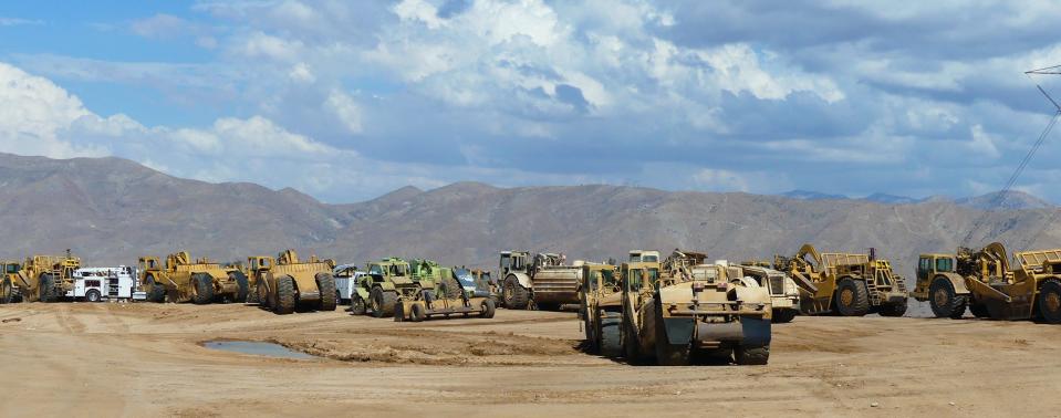 An army of earth movers continue to reconfigure hundreds of acres for Phase 1 of the Silverwood master-planned community in south Hesperia.