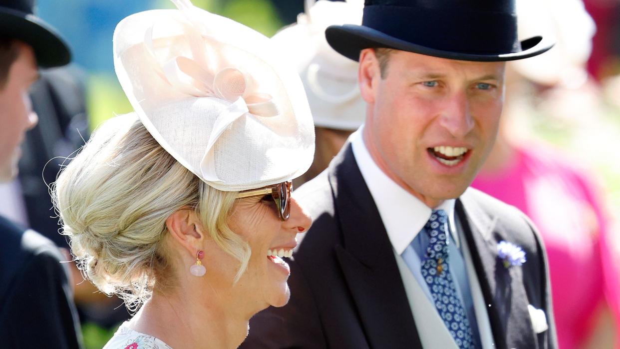 Zara Tindall and Prince William attend day two of Royal Ascot 2024