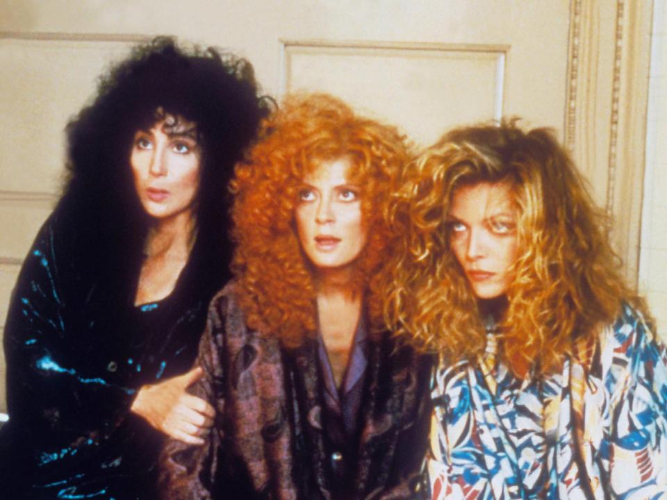 Cher, Susan Sarandon and Michelle Pfeiffer in ‘The Witches of Eastwick'Rex Features