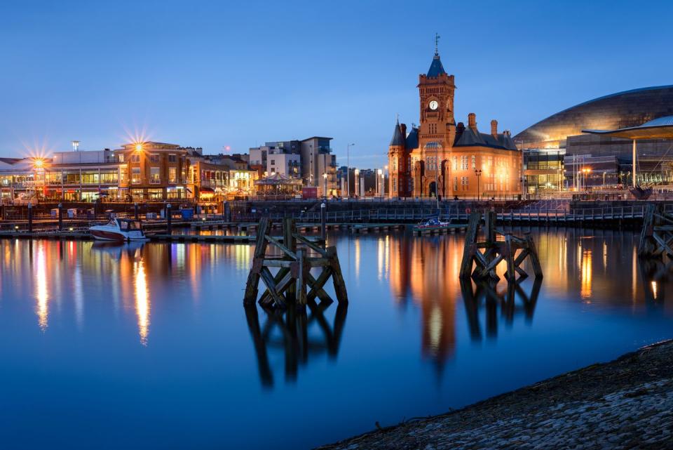 <p>It's impossible to miss the rich history and culture that make Cardiff a fitting capital for Wales. With a striking medieval castle at its centre, market stalls selling authentic wares - think wooden love spoons and Welsh cakes - span out across the streets around it.</p><p>We recommend a walk around Bute Park right behind it or you could hop aboard and take a guided boat tour from the park and travel the short distance down to Cardiff Bay for an array of waterside eateries, and to see the iconic Millennium Centre building.</p><p><strong>Where to stay: </strong><a href="https://www.booking.com/hotel/gb/cardiffparkplaza.en-gb.html?aid=1922306&label=city-breaks-uk" rel="nofollow noopener" target="_blank" data-ylk="slk:The Park Plaza;elm:context_link;itc:0;sec:content-canvas" class="link ">The Park Plaza</a> is a city-centre hotel within walking distance of Cardiff’s main attractions, decked with original art, home to an extensive spa offering and a restaurant serving uplifted British cuisine – and where the sound distant of church bells offers a charming wake up call.</p><p><a class="link " href="https://www.booking.com/hotel/gb/cardiffparkplaza.en-gb.html?aid=1922306&label=city-breaks-uk" rel="nofollow noopener" target="_blank" data-ylk="slk:CHECK AVAILABILITY;elm:context_link;itc:0;sec:content-canvas">CHECK AVAILABILITY</a></p>