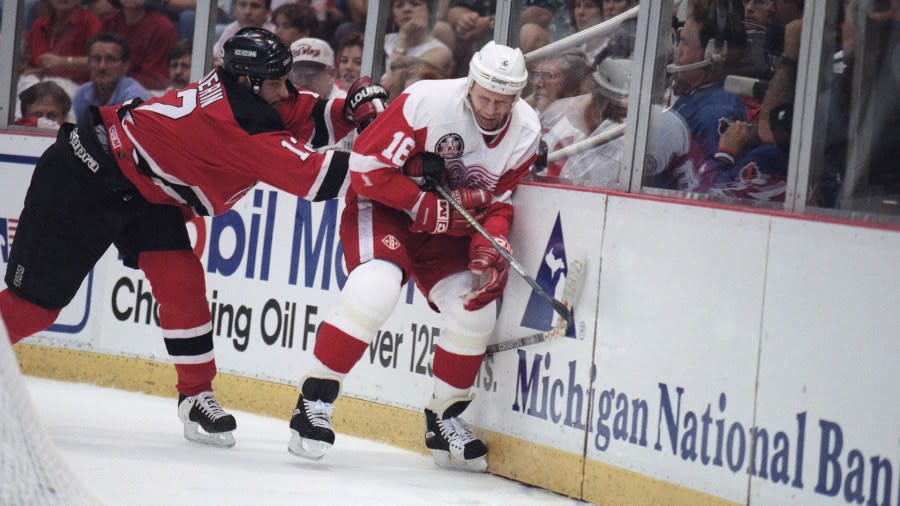 Vladimir Konstantinov played six seasons with the Red Wings after defecting from the Soviet Union's Red Army team. (AP file)