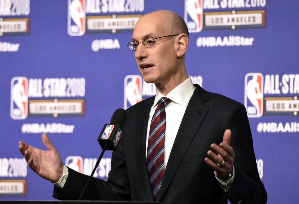 NBA commissioner Adam Silver has urged the NCAA to work collectively on matters concerning the future of basketball. (AP)
