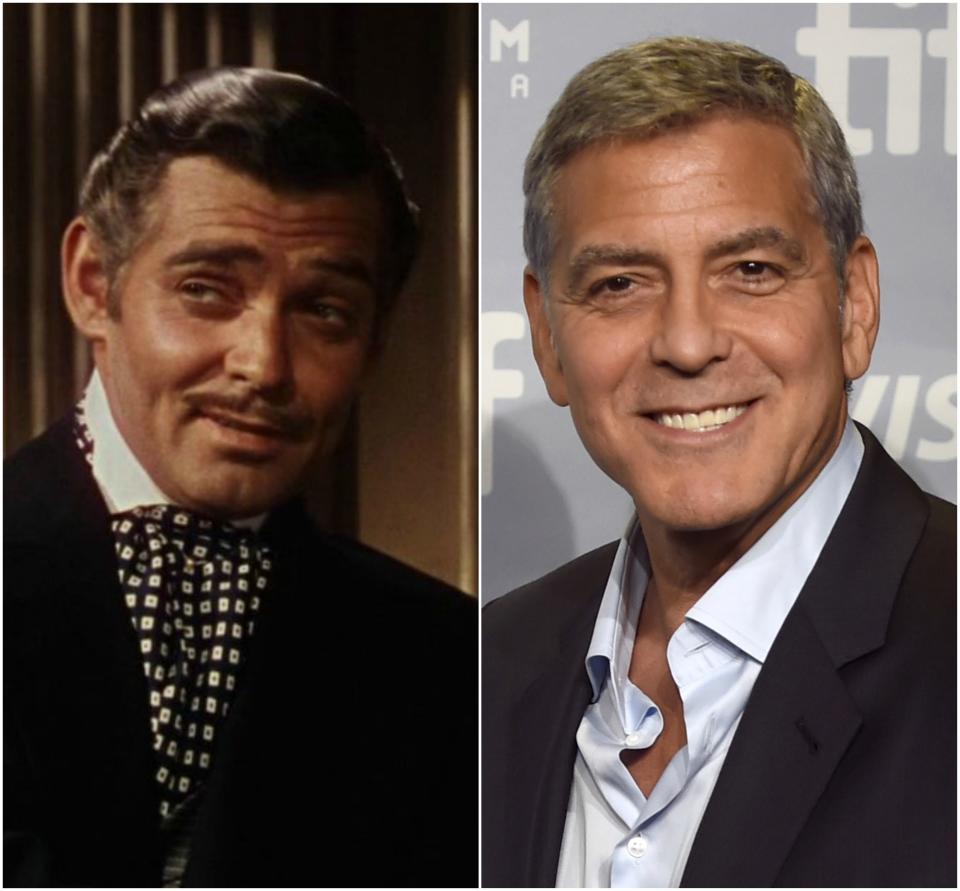 George Clooney y Clark Gable