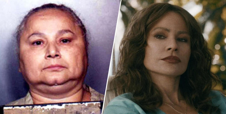 Griselda Blanco and Sofia Vergara (Alamy Stock Photo / Netflix)