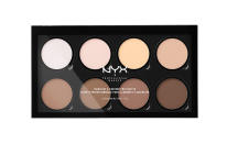 <p><a rel="nofollow noopener" href="https://www.nyxcosmetics.co.uk/en_GB/face/highlight-%26-contour/highlight-%26-contour-pro-palette/NYX_168.html" target="_blank" data-ylk="slk:NYX Cosmetics, £18;elm:context_link;itc:0;sec:content-canvas" class="link "><em>NYX Cosmetics, £18</em></a> </p>