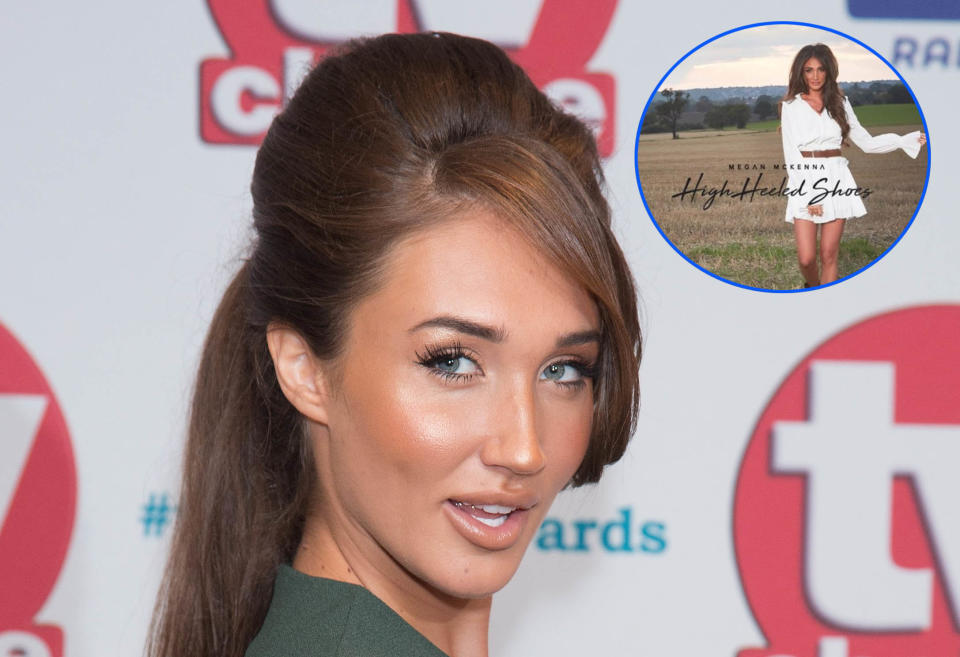 Megan McKenna’s single has reached number one in the iTunes chart (WENN/Twitter)