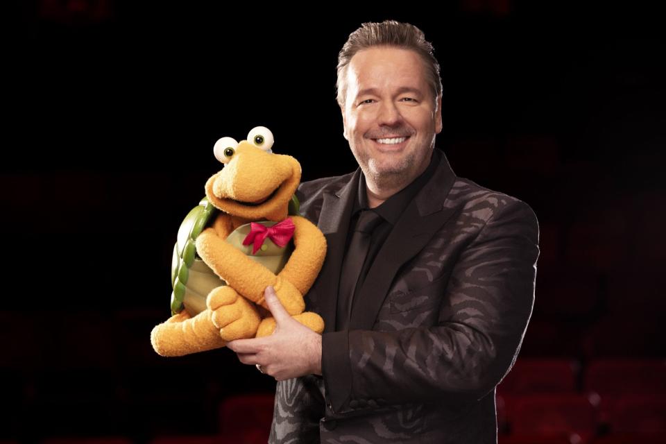 Ventriloquist Terry Fator, a champion on “America’s Got Talent” and a star in Las Vegas, makes his Sarasota debut at the Van Wezel Performing Arts Hall.