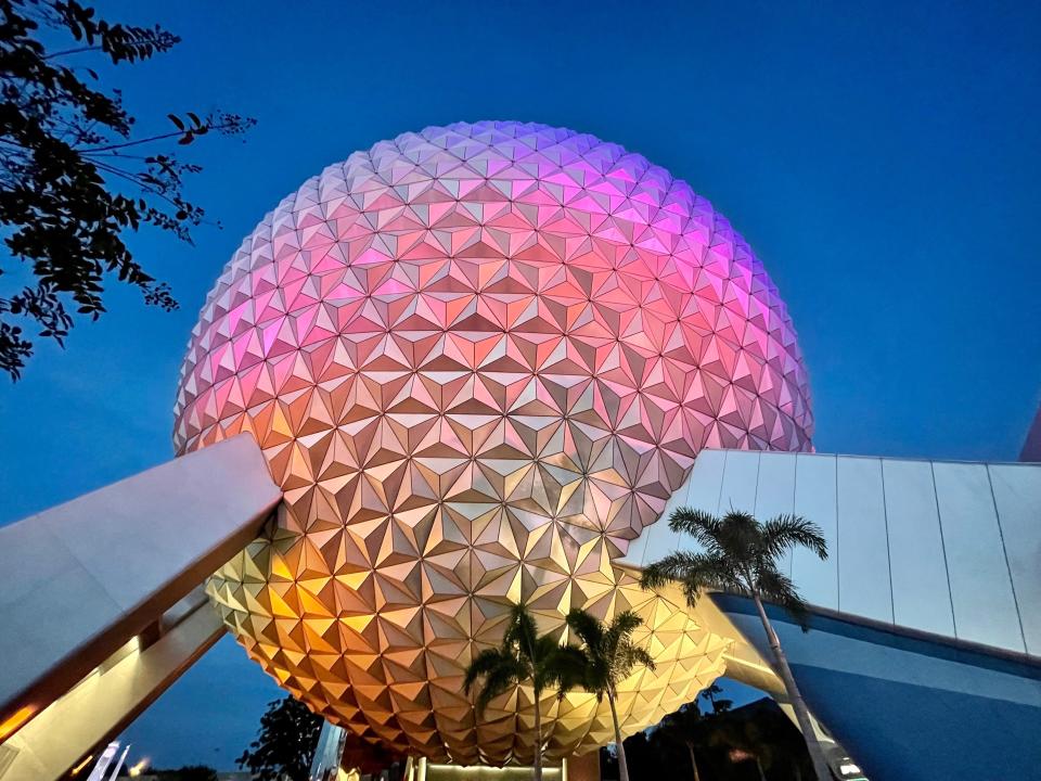 Epcot ball at Disney World.