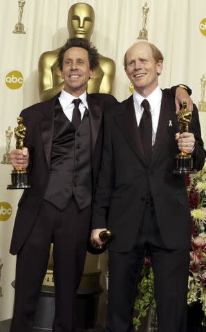 S Granitz/WireImage Brian Grazer and Ron Howard