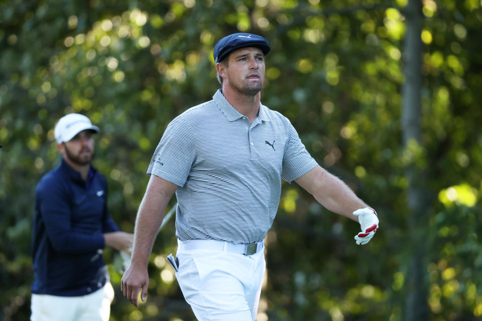 Bryson DeChambeau strode to victory at the U.S. Open over Matthew Wolff. (Photo by Gregory Shamus/Getty Images)