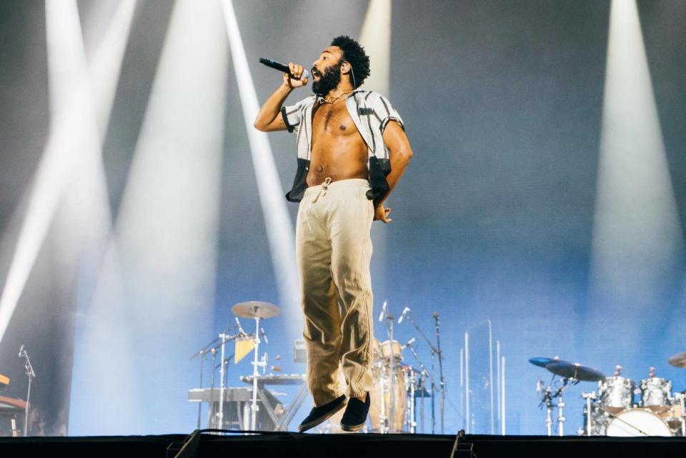 No act created an excitement quite like Saturday's headliner Childish Gambino (Carolina Faruolo)