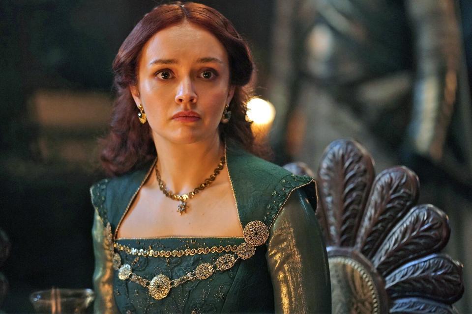 Olivia Cooke as Alicent Hightower HBO House of the Dragon Season 1