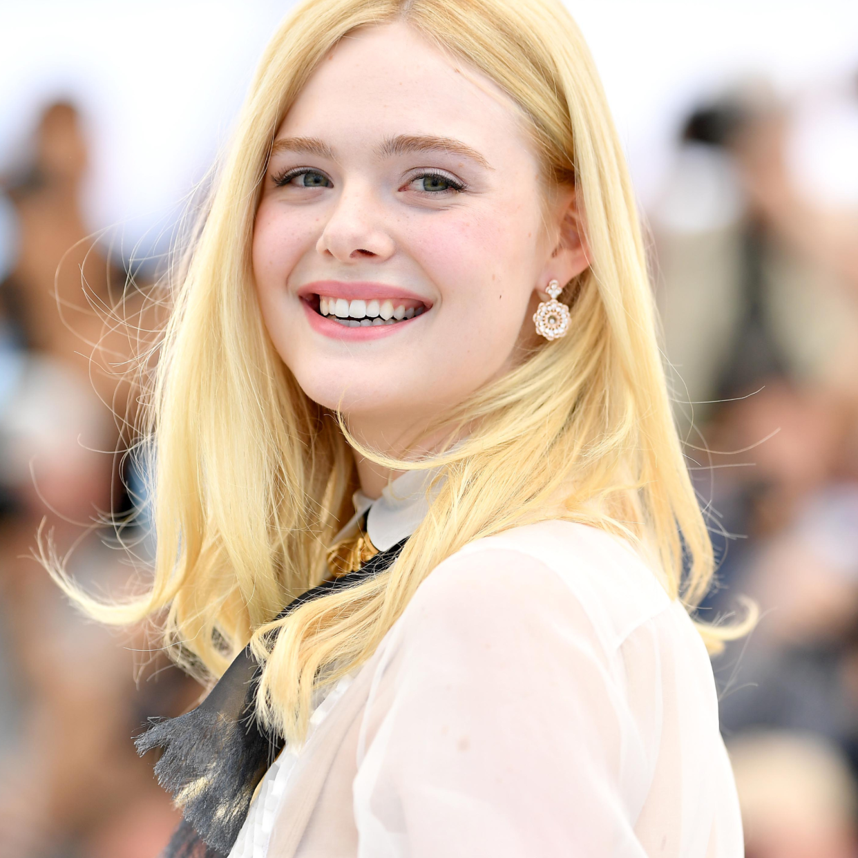  Jury Member Elle Fanning attends the Jury photocall during the 72nd annual Cannes Film Festival on May 14, 2019 in Cannes, France. 
