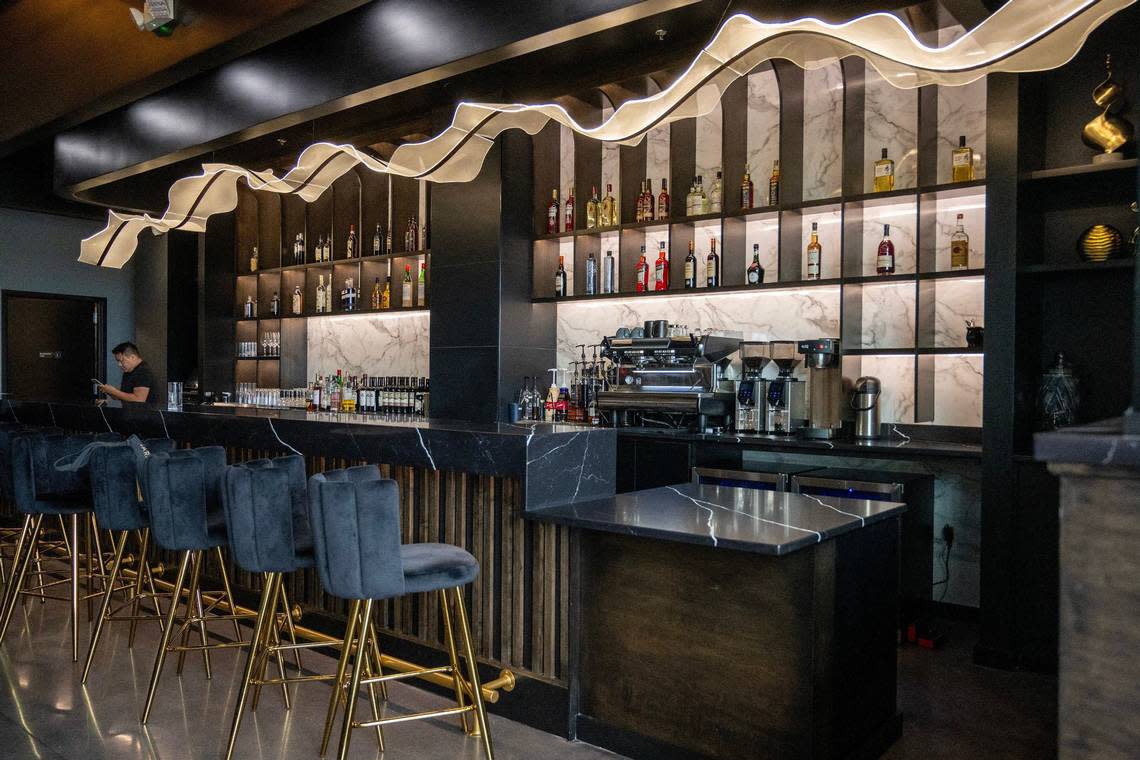 Entity is an upscale lounge inspired by bars that owner Belly Vang visited around the world.
