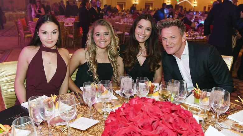 Gordon Ramsay with his family 