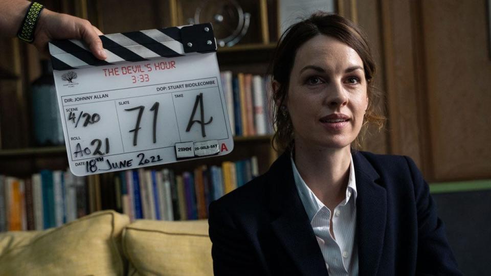 <p><strong>Release date: TBC on Amazon Prime</strong></p><p>Jessica Raine and Peter Capaldi star in Amazon Prime's six-part mind-bending thriller, The Devil's Hour. </p><p>The series follows the story of Lucy, played by Raine, who is woken every night by terrifying visions at exactly 3.33am: the devil’s hour. </p><p>Amazon says: 'Her eight-year-old son is withdrawn and emotionless. Her mother speaks to empty chairs. Her house is haunted by the echoes of a life that isn't her own. When Lucy's name is inexplicably connected to a string of brutal murders in the area, the answers that have evaded her all these years will finally come into focus.' </p><p>Capaldi plays a reclusive nomad, driven by a murderous obsession. He becomes the prime target of a police manhunt led by compassionate detective Ravi Dhillon, played by Nikesh Patel (Starstruck).</p><p>The cast also includes Meera Syal (Yesterday, Goodness Gracious Me), Alex Ferns (Chernobyl), Phil Dunster (Ted Lasso), Barbara Marten (Sanctuary), Thomas Dominique (Blood Drive), Rhiannon Harper-Rafferty (The Donmar Warehouse's All-Female Shakespeare Trilogy), John Alastair (Swimming with Men), Sandra Huggett (Coronation Street) and newcomer Benjamin Chivers. </p>