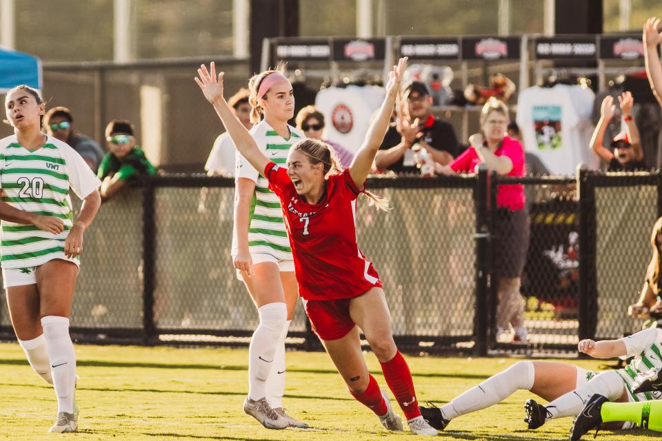 Alex Kerr has had a career year with Texas Tech, ranking second on the Red Raiders in goals and points.