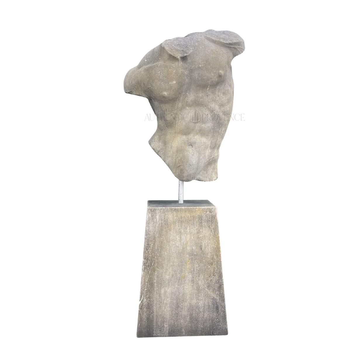 <p><a href="https://authenticprovence.com/product/20th-century-italian-carved-limestone-male-torso-large-vintage-sculpture/" rel="nofollow noopener" target="_blank" data-ylk="slk:Shop Now;elm:context_link;itc:0;sec:content-canvas" class="link rapid-noclick-resp">Shop Now</a></p><p>20th Century Italian Carved Limestone Male Torso</p><p>authenticprovence.com</p><p>$46.00</p>