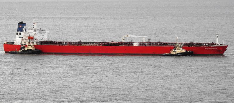 Nave Andromeda is seen in Portishead