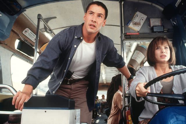 Richard Foreman/20th Century Fox/Kobal/REX/Shutterstock Keanu Reeves and Sandra Bullock in 'Speed'