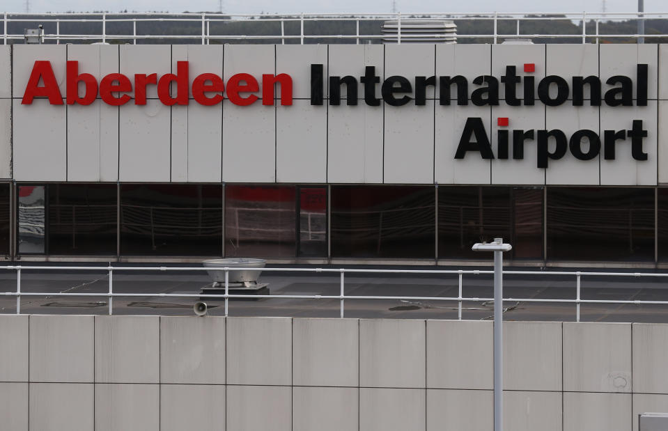 A general view of Aberdeen International Airport. PRESS ASSOCIATION Photo. Picture date: Wednesday October 4, 2017. Photo credit should read: Andrew Milligan/PA Wire