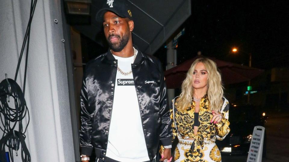 Khloe Kardashian and Tristan Thompson are "on the same page" when it comes to daughter True, a source tells ET.