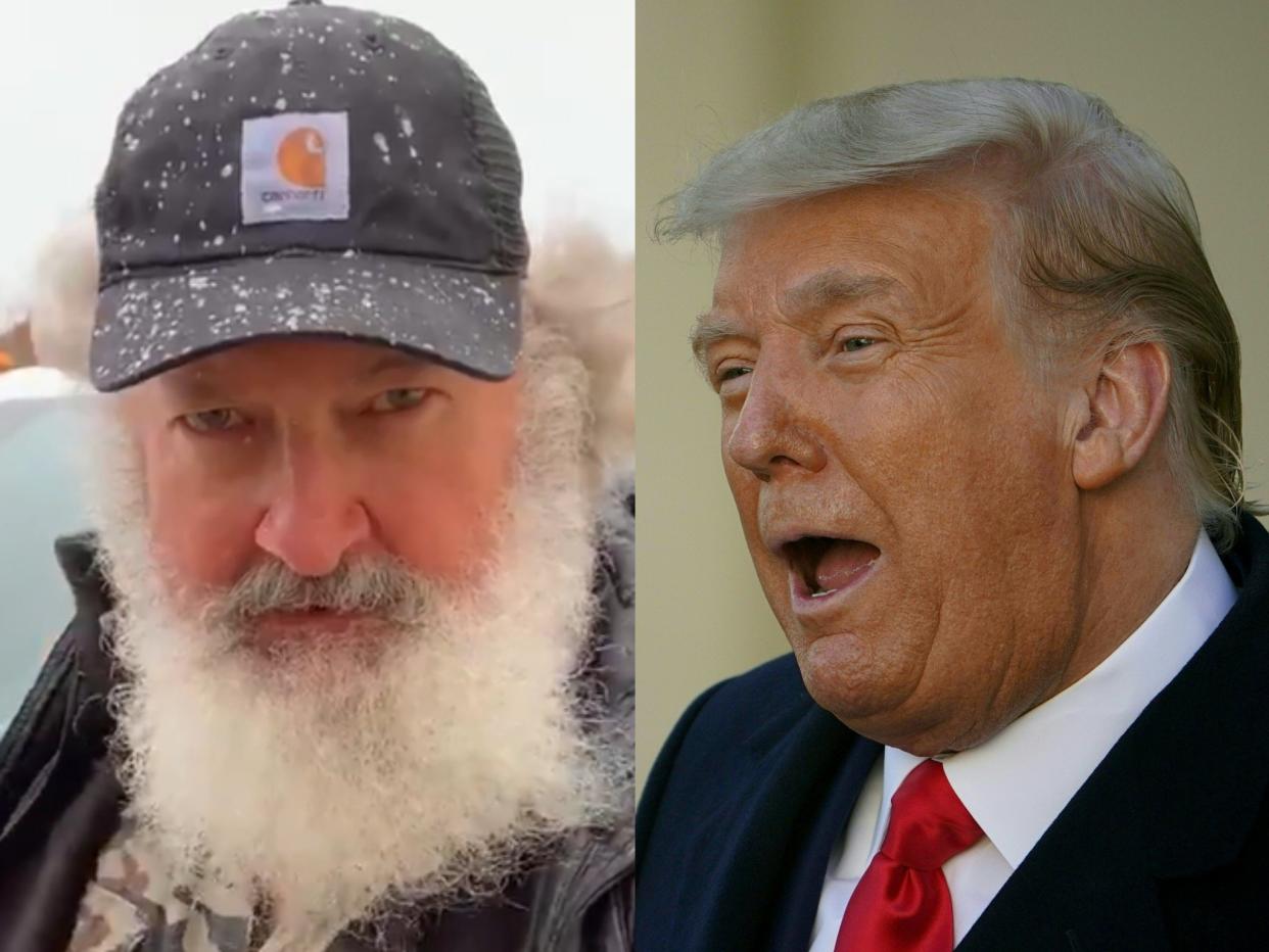 Donald Trump and Randy Quaid (Randy Quaid/Getty)