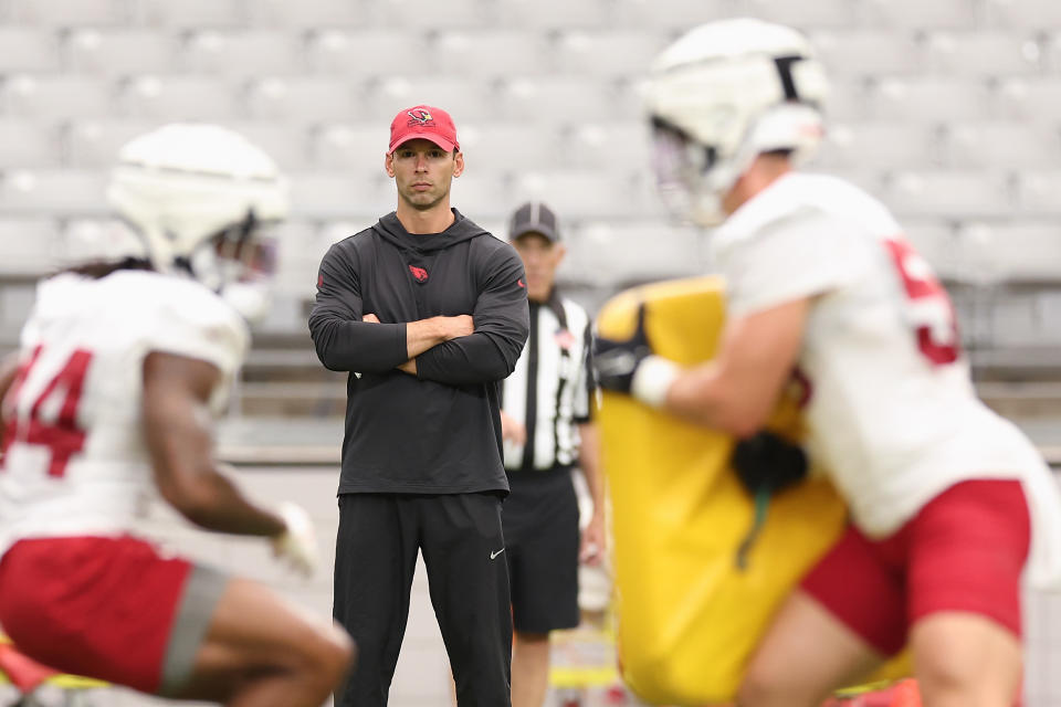 Jonathan Gannon will make his debut as Cardinals head coach. (Photo by Christian Petersen/Getty Images)