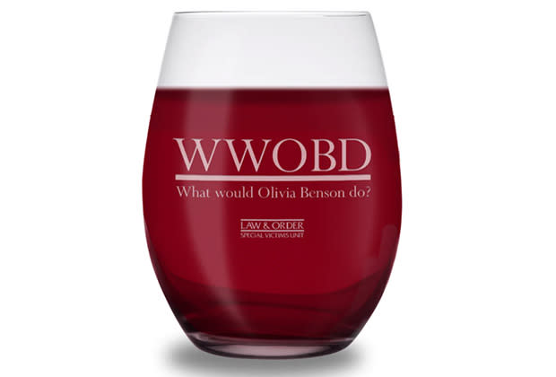 ‘What Would Olivia Benson Do?’ Wine Glass